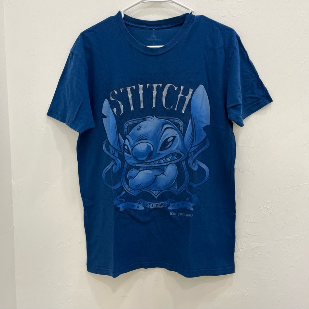 Disney Stitch Unisex Blue T-Shirt Size M Disney